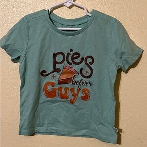 The Honest Company Teal Graphic Tee